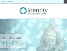 Tablet Screenshot of identitydental.com